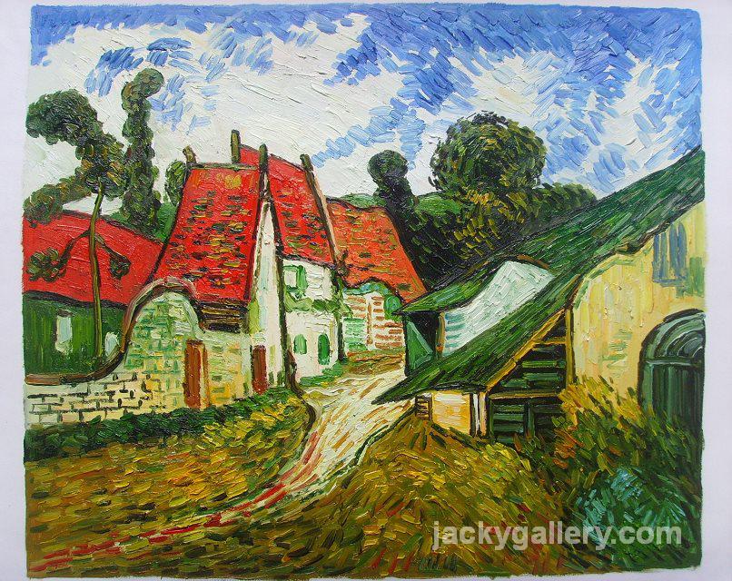 Village Street in Auvers, Van Gogh painting